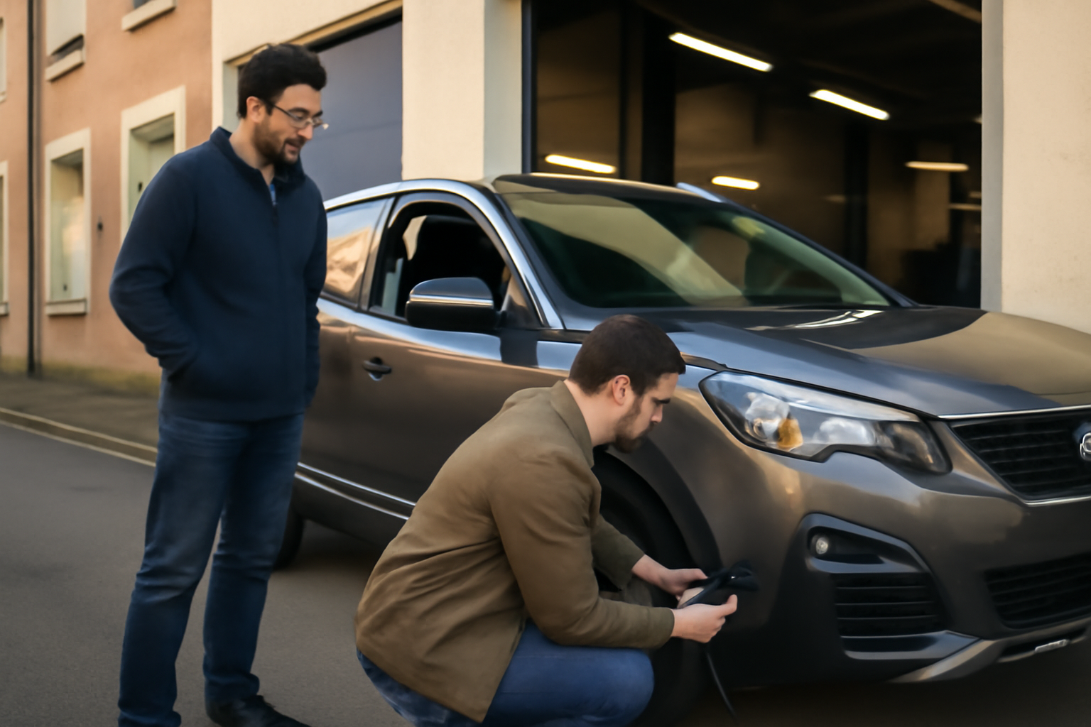 Peugeot 3008 d’occasion inspecté avant achat, diagnostic OBD et essai à froid