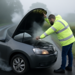 Ma voiture fume blanc et sent mauvais : causes