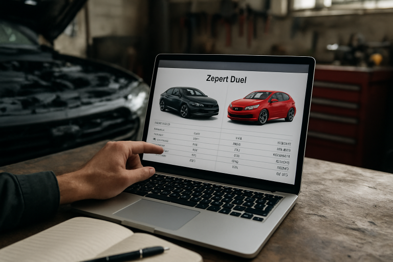 Zeperf duel : comparer deux voitures avec des chiffres